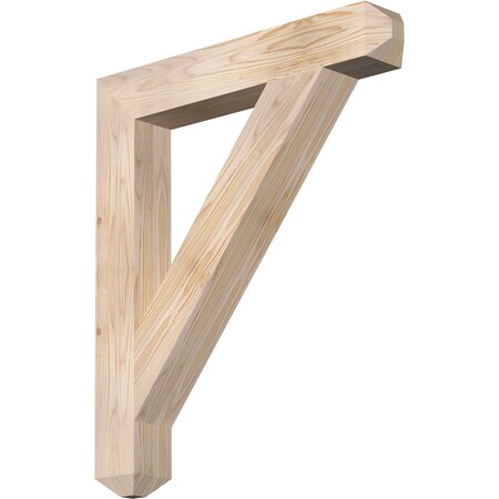 Ekena Millwork Traditional Craftsman Smooth Bracket, Douglas Fir, 3 1/2"W x 24"D x 28"H BKT04X24X28TRA04SDF